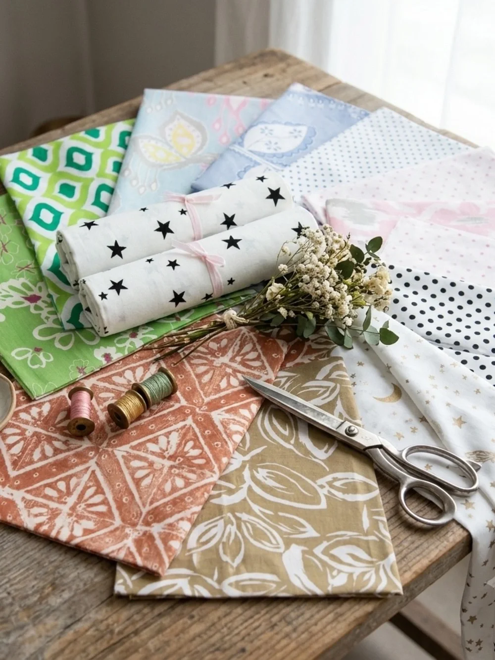 42pcs Stardust Bazaar Precut Quilt Cotton Fabric layer cake 10” squares quilt